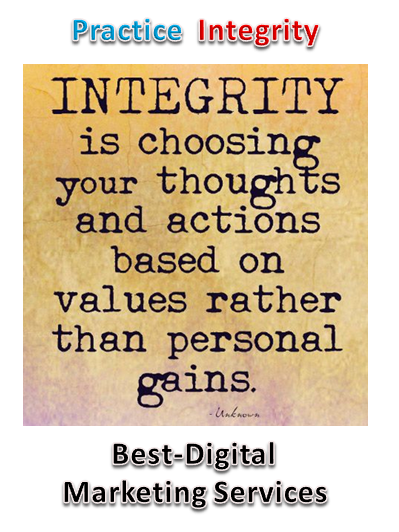 Best-Digital Marketing Services - practice integrity