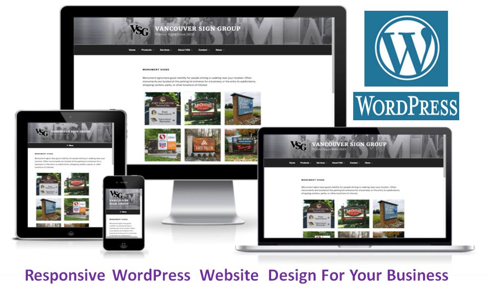Responsive WordPress web design