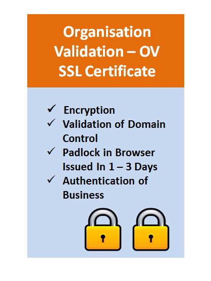 Organisation Validation - OV SSL Certificate
