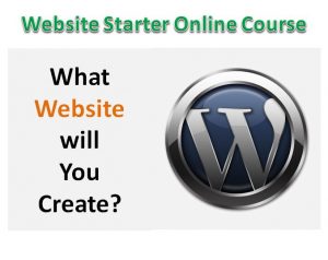 Website Starter Online Course